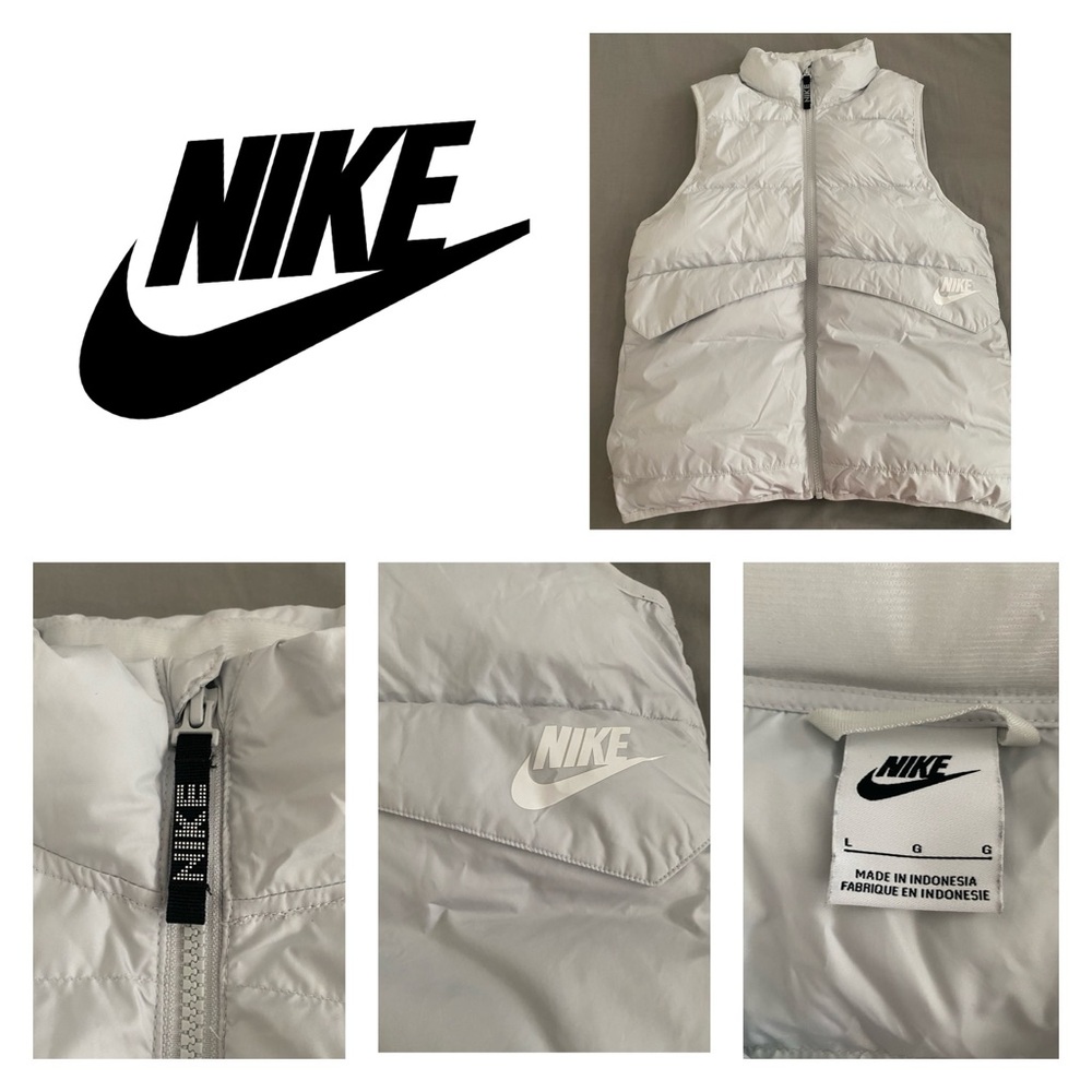 Nike puffer vest (Kids:L)